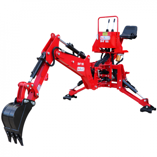 GeoTech Pro BHF 195 - Backhoe for stationary tractor