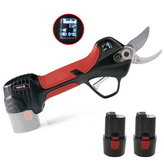Blue Bird PS 22-23 Twin - Electric Pruning Shears - 2x 8.4V 2Ah - 23mm Cutting diameter