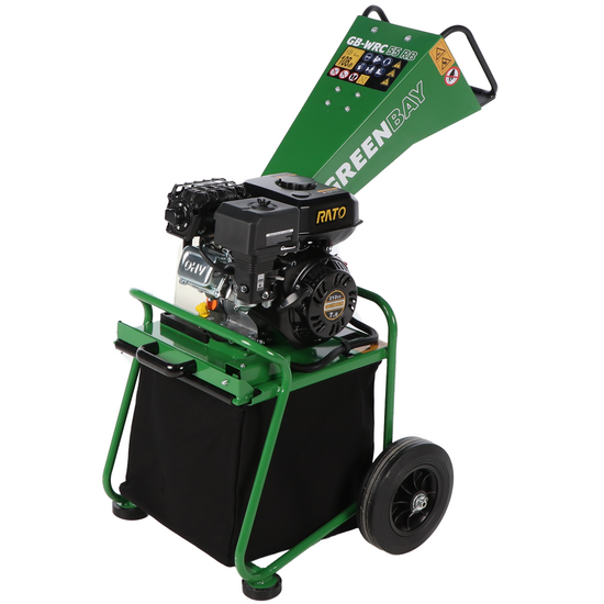 GreenBay GB-WRC 55 RB - Petrol shredder - 7 HP RATO R210-A petrol engine