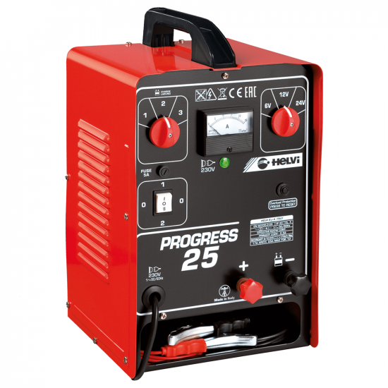 Helvi Progress 25 - Battery charger - 6/12/24V - Single-phase
