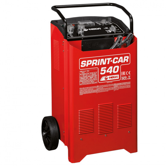Helvi sprint CAR 540 - Wheeled Battery Charger and Starter - 12/24 V