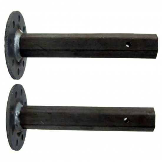 Pair of fixed hubs (for tractor wheels) internal hexagon 27 mm