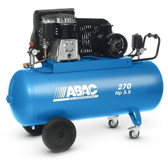 ABAC B5900B 270 CT5,5 - Three-phase electric belt driven air compressor - Motor 5.5 HP - 270 litres