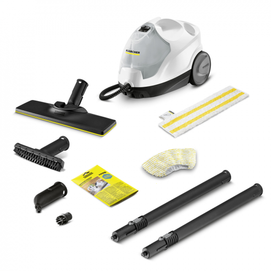 Karcher SC 4 EasyFix steam cleaner - non-stop steam, refillable extractable tank