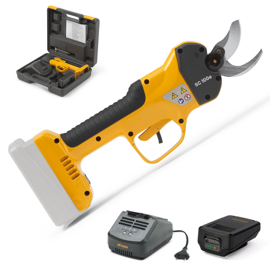Stiga SC 100e Kit - Electric pruning shear - 20V/2Ah - 30mm Cutting diameter