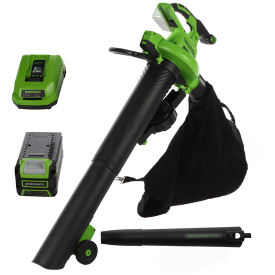 Greenworks GD40BVII - Blower - Cordless Vacuum Cleaner - 40V/4Ah