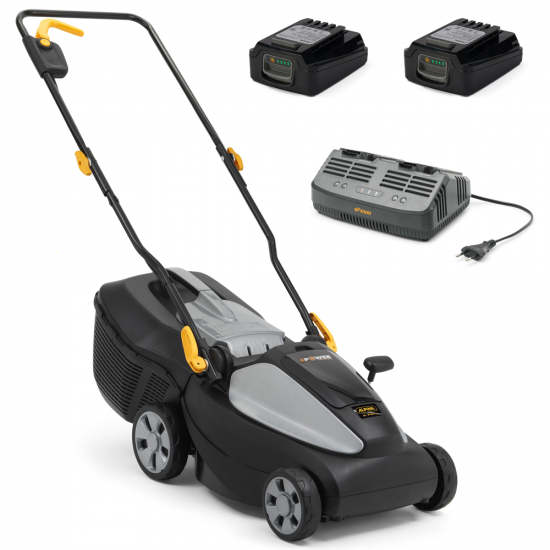 Alpina AL 3420 Li Kit - Battery-powered  Lawn Mower - 2x20V/2Ah - 34 cm cut