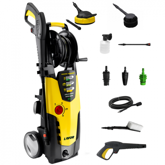 Lavor STM 160 WPS PLUS - Cold water high pressure washer - 160 bar - 510 l/h