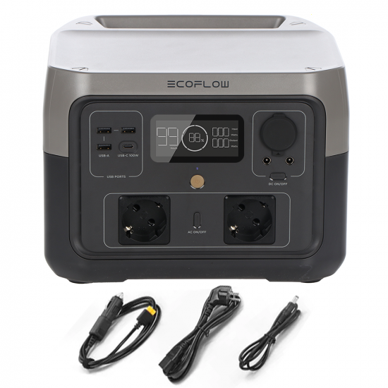 EcoFlow River 2 MAX - Portable PowerStation Battery - 500W - 512Wh/25.6V