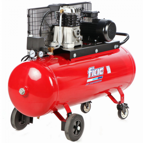 Fiac AB 150/348 - Three-phase belt driven air compressor - Motor 3 HP - 150 lt