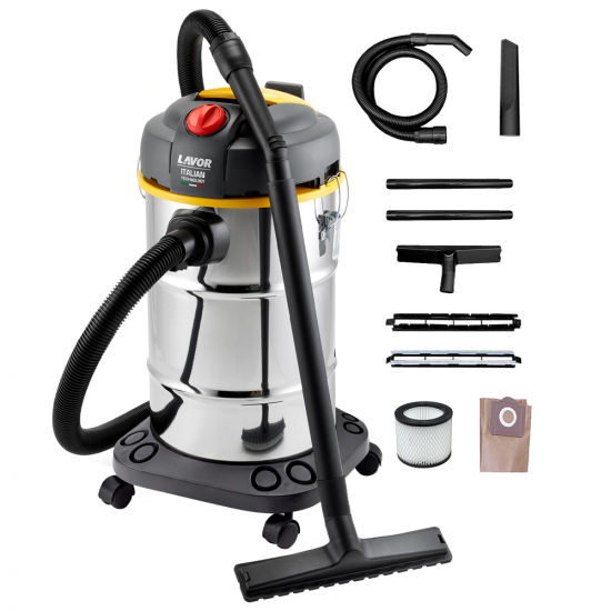 Lavor WTP 30 X - Wet and Dry Vacuum Cleaner - 30L Drum - 1600 W