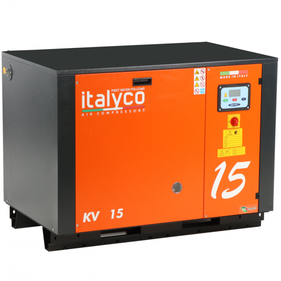Italyco KV 15 Premium - Rotary Screw Compressor - Max. Pressure 10 Bar