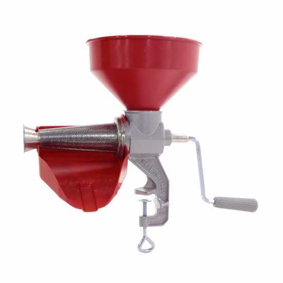 Reber 8602 N - Manual N.3 Tomato Press - Plastic Hopper and Strainer 