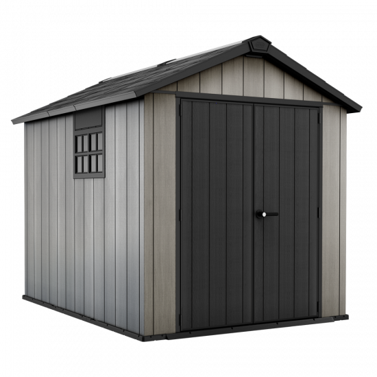 Keter Oakland 759 - Garden Shed - With Double-leaf Door and Window - 229x287x242 cm