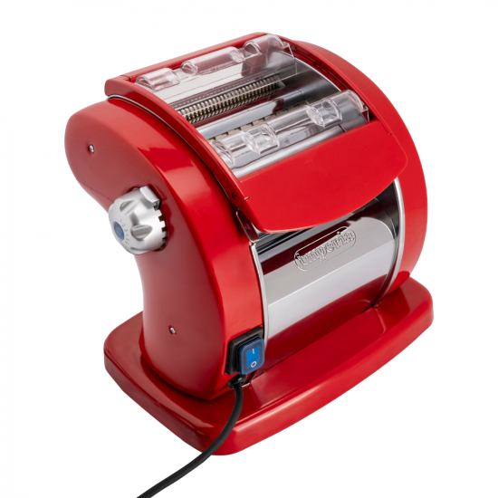 Imperia PastaPresto Classica Red - Electric Stainless Steel Pasta Maker