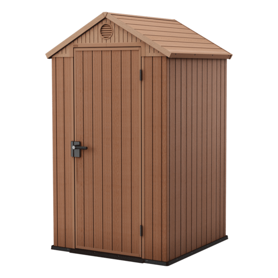 Keter Darwin Brown - Tool Shed - 123.8x117x205.1 cm