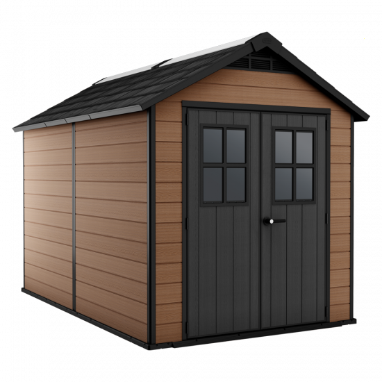 Keter Newton 7511 - Garden Shed - with Front Windows - 228x350x252 cm