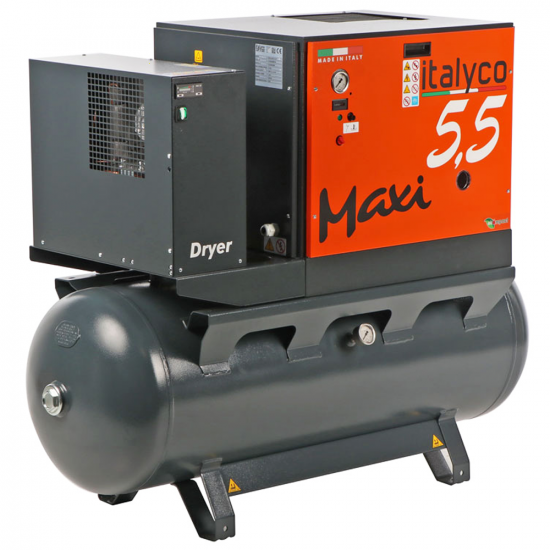 Italyco Maxi 6/270 D- Rotary screw compressor - Max. pressure 10 bar