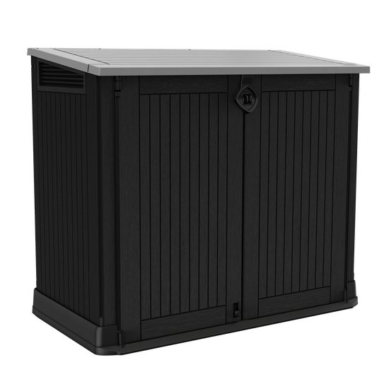 Keter Store it Out Midi Black - Tool Storage Cabinet - 132x71.5x113.5 cm