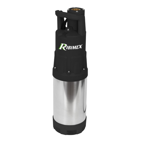 Ribimex PRPVC1201AUTO - Automatic Submersible Well Pump - 1200 W - Clear Waters