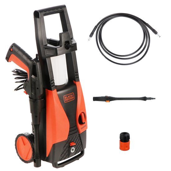Black & Decker PW1450TDL-QS - Cold water pressure washer - 105 bar - 426 l/h