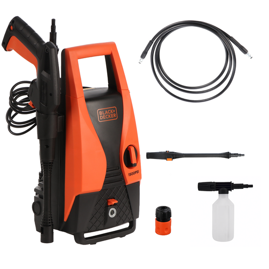 Black &amp; Decker PW1450TD-QS - Cold water pressure washer - 105 bar - 426 l/h