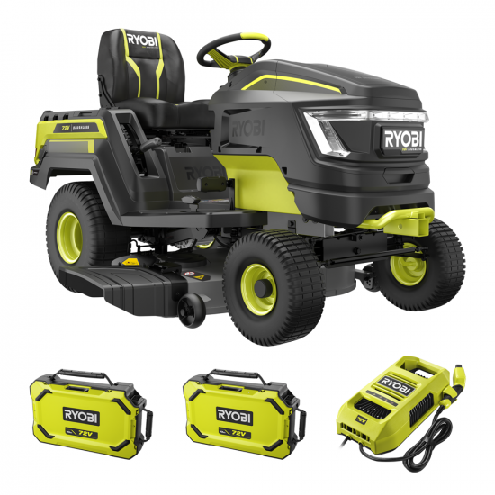RYOBI RY72TMX107-210 - Battery-powered Riding-on Mower - 72V / 2x10Ah