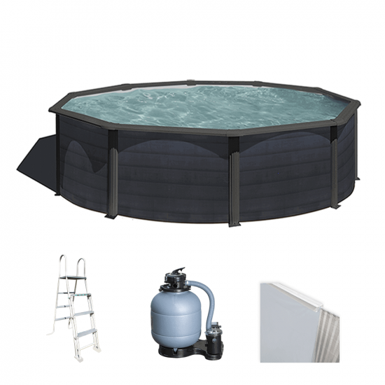 Gre Kea Round &Oslash;460 x 120 cm - Above-ground Steel Pool