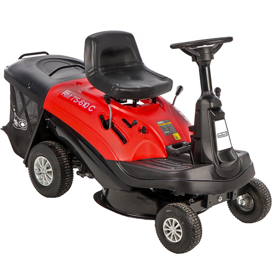 Geotech RM 75-610 C - Mini-rider Riding-On Mower - 224cc Engine - Electric Start