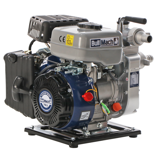 BullMach AQUANIS 25 - Petrol Water Pump - with 25 mm Fittings