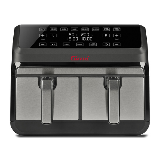Girmi FG22 Ecofrit Bis - Digital Double Basket Air Fryer