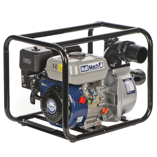 BullMach LYMPHIA 80 - Petrol Water Pump - with 80 mm Fittings