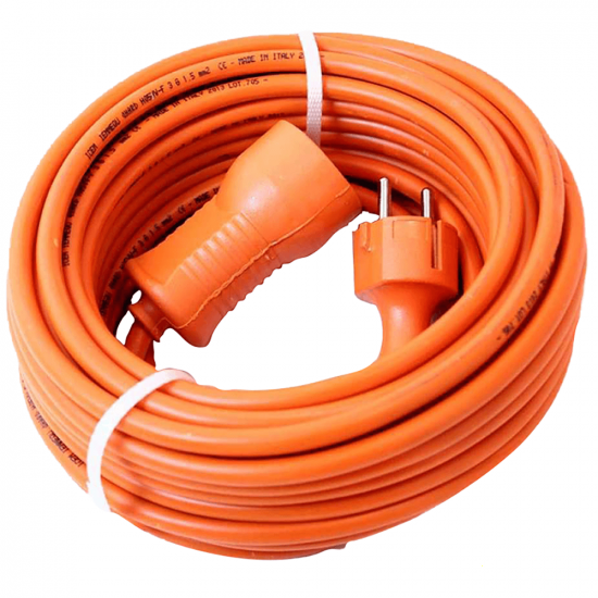 Power Cable 25 m with 3 copper wires 1.5 mm cross-sectional area