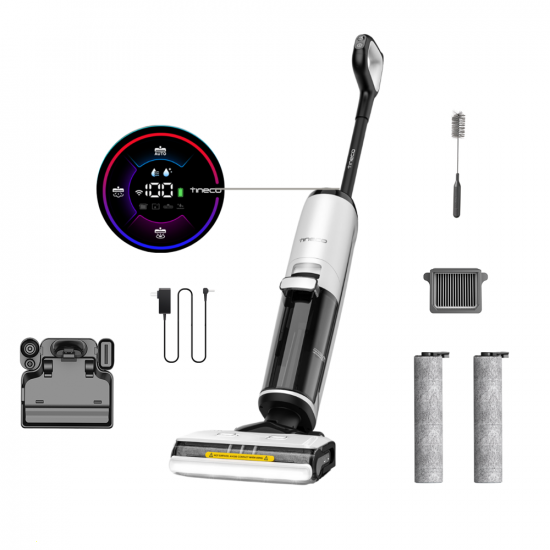 Tineco Floor One S7 Steam Plus - Steam Smart Floor Washer - 3 in 1: Wash, vacuum and steam