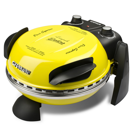 G3 Ferrari Delizia Yellow - Electric Pizza Oven - Refractory Stone