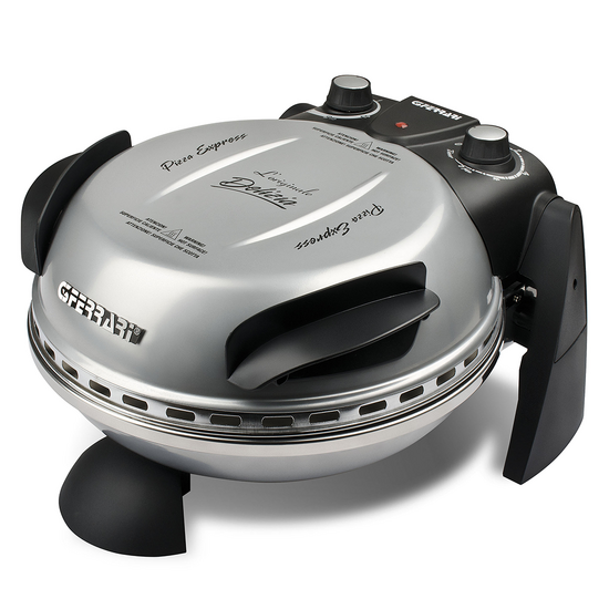 G3 Ferrari Delizia Silver - Electric Pizza Oven - Refractory Stone