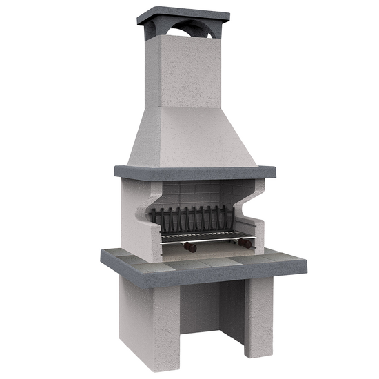 Edilmark Barbecue 70 - Outdoor wood and charcoal barbecue