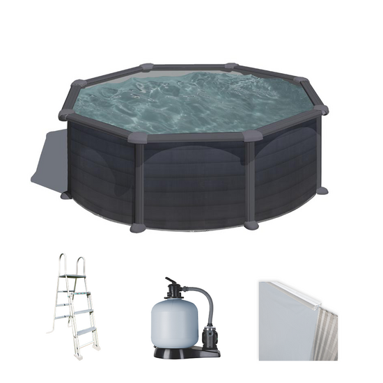 Gre Granada Round &Oslash;350 x 132 cm - Above-ground Steel Pool