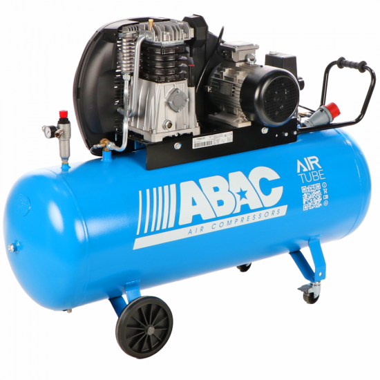 ABAC EXP A39B 200 CT3 - Three-phase electric belt driven air compressor - Motor 3 HP - 200 lt