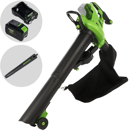 Greenworks GD48BVIIK4- Blower - Cordless vacuum 48V/4Ah