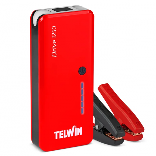 Telwin Drive 1250 - Multifunctional Portable Starter - Power Bank