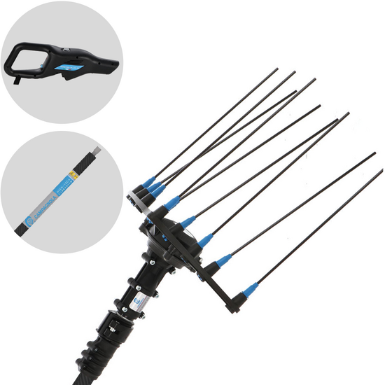 Campagnola Hercules 6 ECO Plug-in - Carbon Pole - 280 cm - Electric Battery-powered Olive Harvester