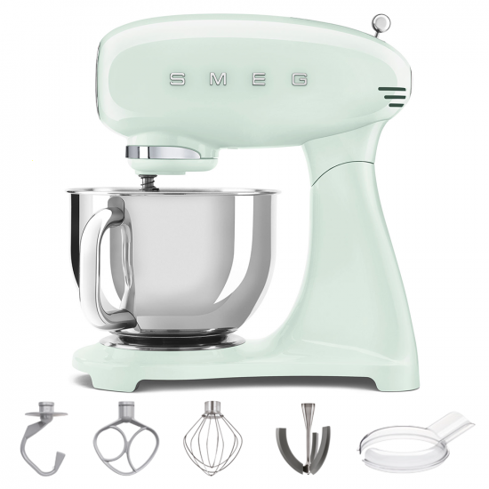 Smeg Full Color Pastel Green - Planetary Mixer - 4.8 litre stainless steel bowl