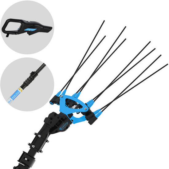 Campagnola Icarus V1 ECO Plug-in - Carbon Pole - 225 - 290 cm - Electric Battery-powered Olive Harvester