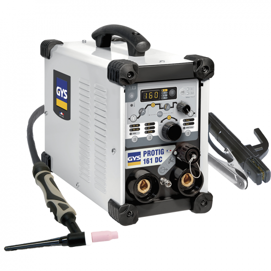 GYS Protig 161 DC - Inverter Welding Machine (TIG HF/LIFT, MMA) + Case, Direct Current (DC)