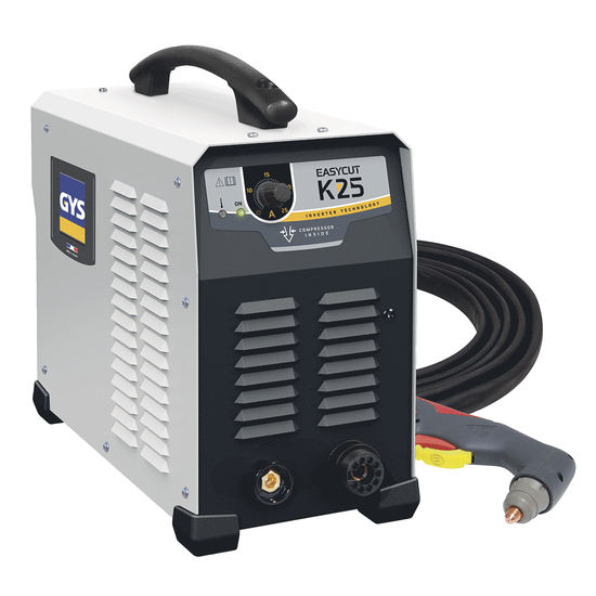 Gys Easycut K25 - Inverter plasma cutting