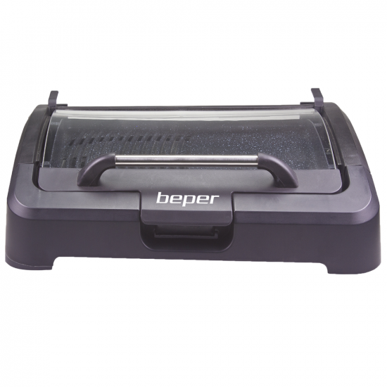 Beper 90871 - Electric Barbecue with Lid - 2.2 Kw