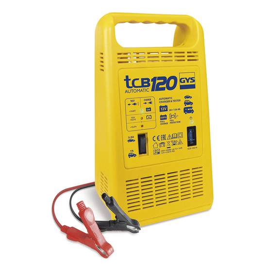 GYS TCB 120 - Automatic Charger - 12V Batteries 20 to 120Ah