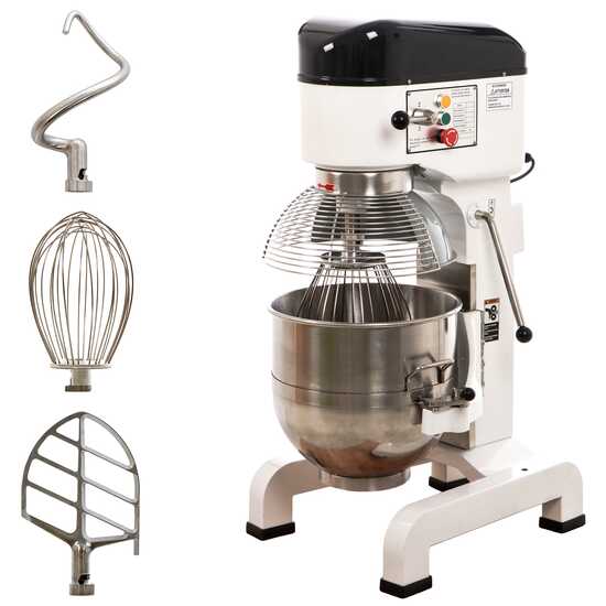 Prismafood iLine MZPL040 - Professional Planetary Mixer - 40 L Stainless Steel Tank