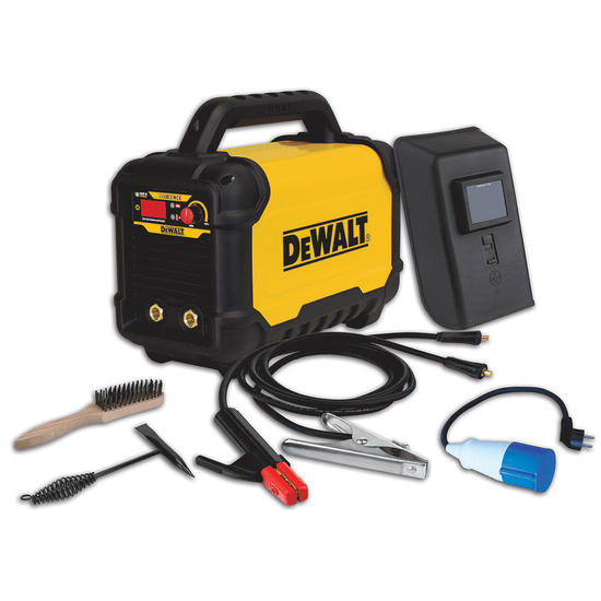DeWalt DXWDMMA 160E - Inverter Welding Machine (MMA) - Direct Current (DC) + KIT
